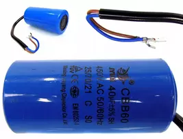 Kondensatorius 40uf paleidimo ritė elektriniam varikliui kompresoriaus Kowal