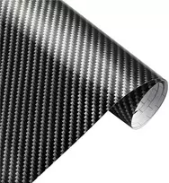 Carbon juoda blizgi automobilinė plėvelė 152cm