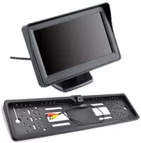 Monitorius ir atbulinės eigos kamera su 8 Led, 4.3 colių