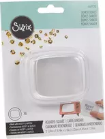 Sizzix Making Essential Shaker kupolai užapvalintas kvadratas, 2 1/4" x 1 3/4", 664920, plastikas, įvairiaspalvis, vienas dydis