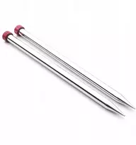 Kinzo Knitpro metaliniai tiesūs virbalai 35cm - 6,50mm