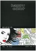 Kapel Hobby Blokas markeriams piešti A4 25 lapų 100g Happy Color 5 vnt.