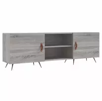 TV staliukas Televizoriaus spintelė, pilka ąžuolo, 150x30x50cm, mediena