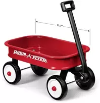 Radio Flyer klasikinis raudonasis žaislinis vagonėlis
