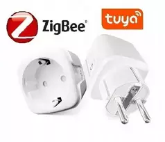 Išmanusis Zigbee lizdas Smart kištukas vatmetras 20a Tuya Smartlife