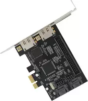 Sata Ide Pci Express 2 prievadų Pcie į Sata Esata Ide valdiklio adapterio plokštė, palaikanti Ata standžiuosius diskus, 3Gb/s greitis