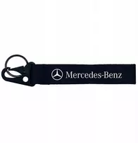 Raktų pakabukas Mercedes Benz su logotipu ir užrašu, skirtas automobilio raktams