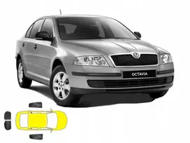 Skirta Skoda Octavia Ii htb užuolaidėlės nuo saulės