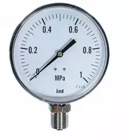 Manometras 10 bar 100mm M20 šoninis radialinis 1mpa m036