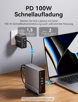 Vention Dvigubo monitoriaus dokas 16-in-1 trigubo ekrano Usb-c nešiojamojo kompiuterio dokas, skirtas Windows Pc, Thunderbolt 3/4, Dell, Hp, su dvigubu 4k Hdmi, Dp, 10Gbps Usb, Rj45, 100 W Pd, Audio, Sd/tf