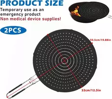 2 vnt. apsaugų nuo purslų keptuvėms, 32 cm apsauga nuo purslų, silikoninė apsauga nuo purslų, virtuvės keptuvės apsauga nuo purslų, apsauga nuo užvirimo, apsauga nuo purslų specialiems įrankiams, skirta maisto gaminimui ir kepimui
