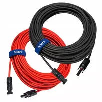 Hilark 1x4mm saulės fotovoltinių mc4 ilgintuvų komplektas plokštėms 2x20m