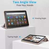 Planšetinio kompiuterio dėklas 8 colių planšetiniams kompiuteriams, netinka nokia ipad planšetiniams kompiuteriams (tik 12-osios/10-osios kartos, 2024/2022/2020), patamiyar plonas lengvas kietas dėklas su trikojo stovu ir automatine miego/pabudimo funkcij