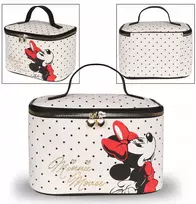 Disney Pelių Mikės smėlio spalvos kosmetinė, lagaminėlis, kelioninė, su užtrauktuku 24x15x15