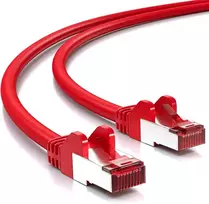 Deleycon Cat6 Patch kabelis S-ftp/pimf (įvairių spalvų) Cat. 6 tinklo kabelis. Ethernet tinklo kabelis [250–25 m] dvigubo ekranavimo, raudonas
