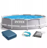 Intex 26700np Apvalus Stelažinis Sodo Baseinas 305x76 cm