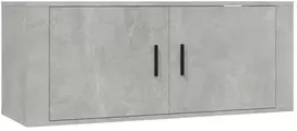 TV staliukas Sieninė televizoriaus spintelė, betono pilka, 100x34,5x40cm