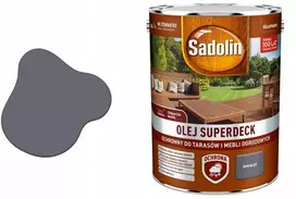 Sadolin Superdeck apsauginis aliejus terasoms ir sodo baldams, antracito spalvos, 5 l