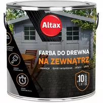 Altax Akriliniai dažai medienai lauke 2.5l pusiau matiniai balti