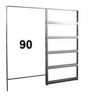 Stumdomų durų kasetė Stark, 90 cm, paslepiama sienoje Laguna Gustavson