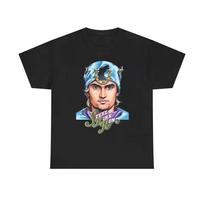 Anime Jojo 7 Steel Ball Run Charlie Kirk & Gyro Zeppeli Graphic Unisex Shirt 2026 Summer New Y2k Short Sleeve T shirt M gray