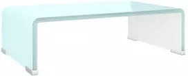TV staliukas TV stovas/monitoriaus pakyla, žalias, 40x25x11cm, stiklas