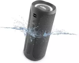 Kompiuterio kolonėlės Vieta Pro galingas bluetooth garsiakalbis, atsparus vandeniui, 10 valandų baterija, mikrofonas ir fm radijas. nešiojamas garsiakalbis, didelis true wireless, aux-in, usb, balso asistentas ir apšvietimo sistema