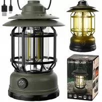 Kempinginis akumuliatorinis led cob usb žibintas
