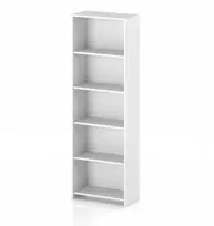 Knygų lentyna spintelė lentynos biuro dokumentų segtuvų organizatorius baltas 50 cm