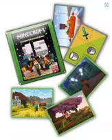 Panini minecraft celebration lipdukų albumo rinkinys 5 lipdukai 3 limited
