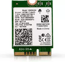 Ac 9560 Wifi 5 adapteris, 1.73Gbps, Bluetooth 5.1, M.2 Cnvio