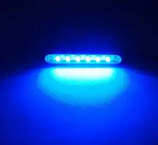 Led Smd mėlyna lemputė 12v 10x42mm modulis juosta