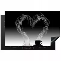 Kitchenyeah indukcinis apsauginis kilimėlis kaitlentei 58x59cm - Širdis