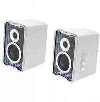 Kompiuterio kolonėlės Edifier Qr30 Aktyvūs kompiuteriniai garsiakalbiai Bluetooth 5.4 Usb Rgb 30w balti