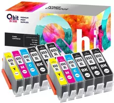 Print4U 12x qbit rašalas hp 655 deskjet ink advantage 3525 4615 4625 5520 5525 6520 6525