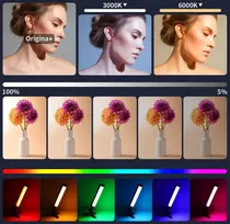 Luxceo V8 Led lazda, Rgb vaizdo šviesa fotografijai, pritemdoma
