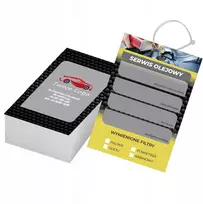 Alyvos keitimo pakabukai 54vnt 6x9 cm + Jūsų logotipas