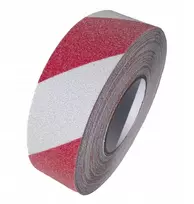 Neslystanti baltai raudona juosta 50mm/18m