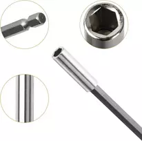 3 magnetinių antgalių laikiklių rinkinys, 1/4 colio grąžto prailginimo laikiklis, greito keitimo grąžto prailginimo strypas, antgalių prailginimo laikiklis, šešiabriaunis kotas, universalus antgalių laikiklis grąžtui, smūginiam veržliarakčiui