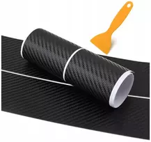 Apsauginė plėvelė ant buferio, carbon apsauga 90cm lipdukas ant bagažinės