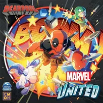 Cmon, Marvel United Deadpool, papildymas, šeimos žaidimas, stalo žaidimas, 1-4 žaidėjai, nuo 10+ metų, 40 minučių, vokiečių kalba