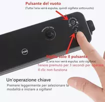 Vacuum Sealer automatinis maisto vakuumatorius, maisto vakuumavimas, Led indikatoriai, šlapio ir sauso maisto režimas