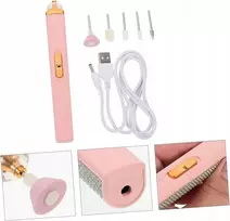 Mini nagų freza, elektrinė dildė Elegance, rožinė
