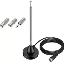 Radijo antena Fm Dab su magnetiniu pagrindu ir 3m kabeliu