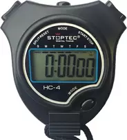 Stoptec Hc-4 chronometras - Skaitmeninis chronometras su dideliu ekranu | Hobis | Sportas | Laisvalaikis | Atsparus purslams | Tinka vaikams
