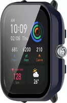 Hiseus dėklas, suderinamas su Amazfit Gts 4 Mini, kietas Pc dėklas, grūdinto stiklo ekrano apsauga, išmaniojo laikrodžio dėklas, pilnai dengiantis apsauginis dėklas, skirtas Gts 4 Mini