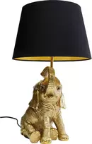 Kare Design stalinė lempa Happy Elephant auksinė, dramblio motyvas, be lemputės, 48 x 27 x 27 cm (a x P x G)
