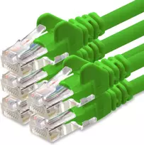 1attack.de tinklo kabelis Cat.6 - (rinkinys) - Cat6 Ethernet Lan kabelis 1000Mb/s (poe) Patch kabelis, suderinamas su Cat.5 Cat.6a Cat.7