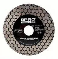Emos Pro deimantinis diskas 45° kampu pjauti ir šlifuoti akmens masės plokštes, korio raštas, 115 mm