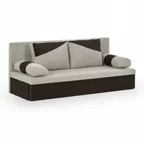 Fotelis Trivietė sofa-lova su miego funkcija, bonell spyruoklės - Polo smėlio/ruda